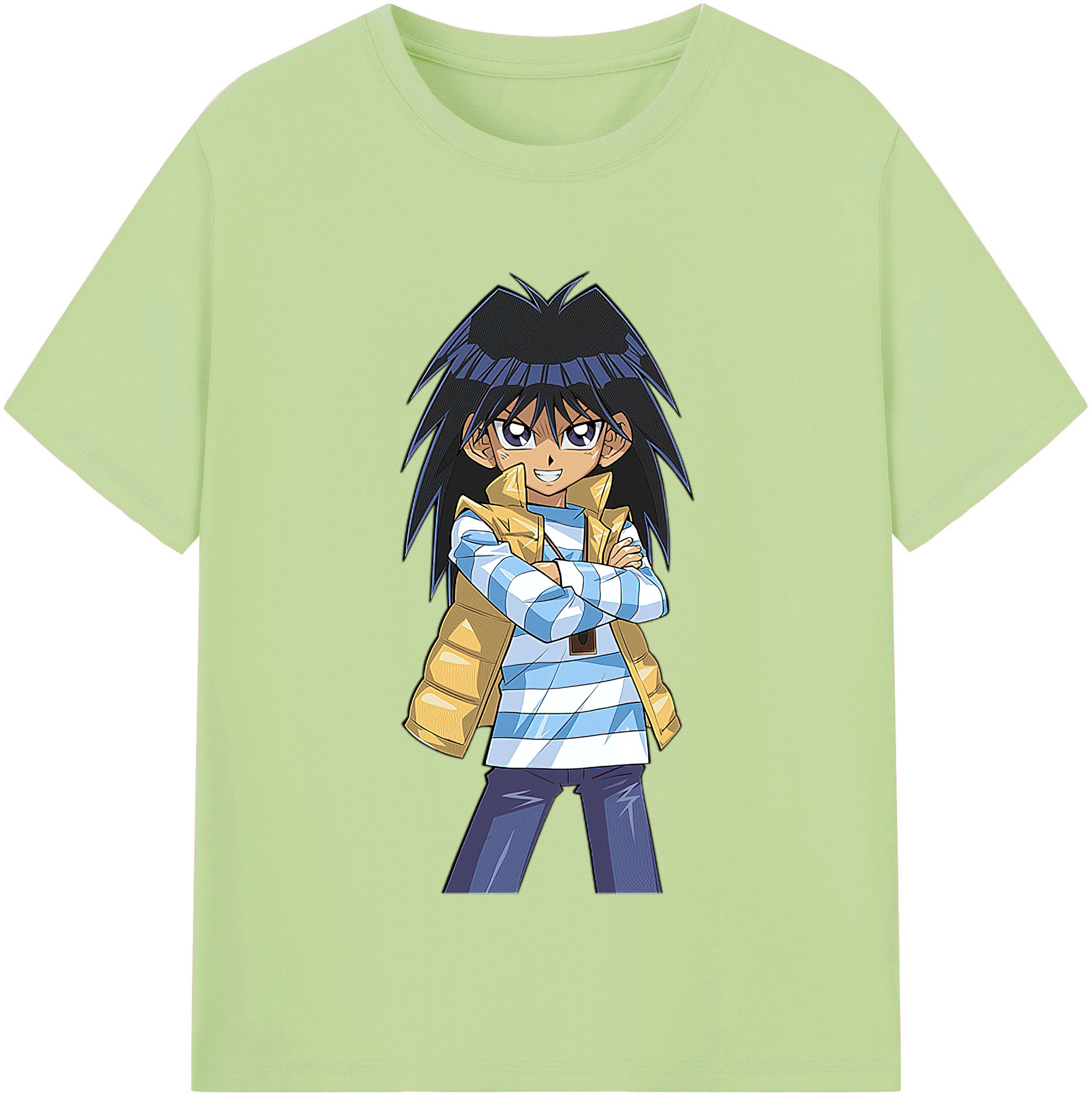 （画像用） 遊☆戯☆王 Yu-Gi-Oh! 綿100％半袖Tシャツ（フロントプリント）